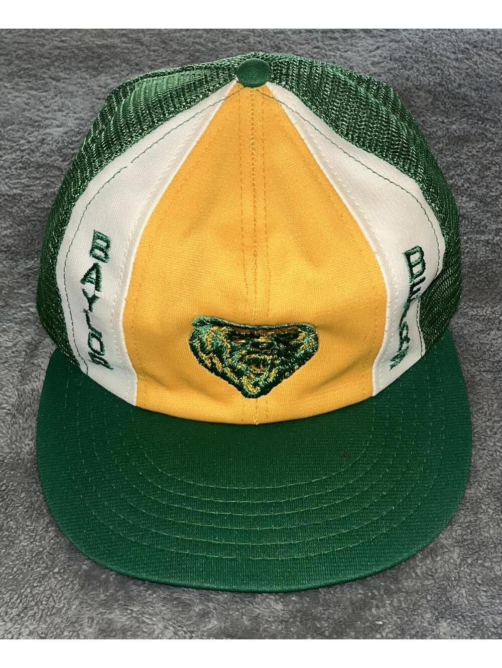 Vintage RARE Baylor Bears Trucker Hat SnapBack Men One Size